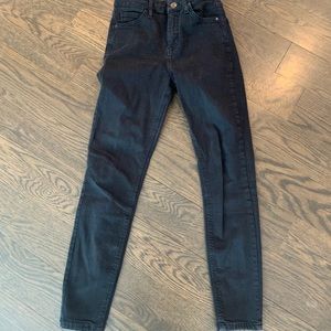 Black topshop moto jeans